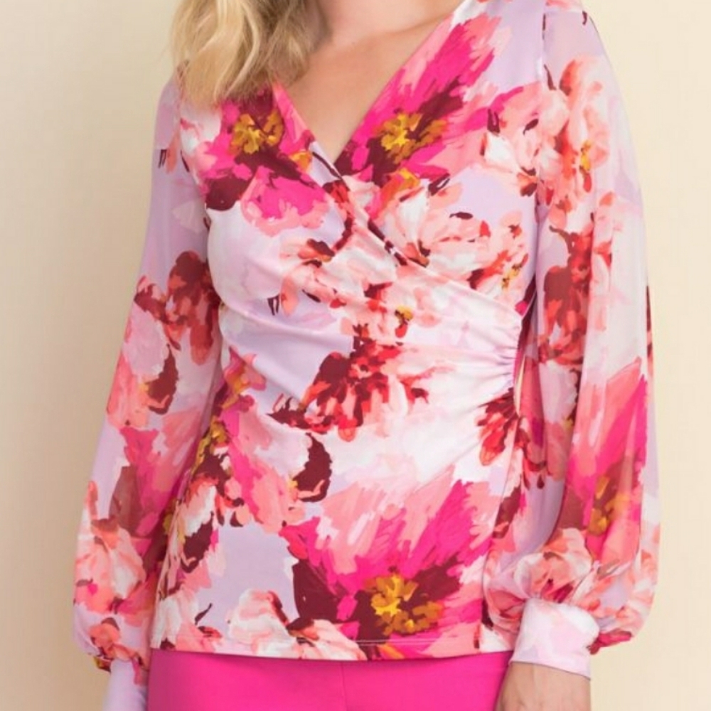 Joseph Ribkoff floral print top